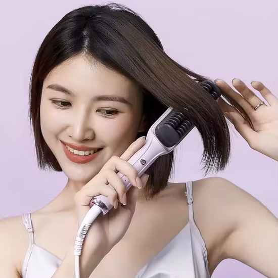 Beautichen Hair Dryer Straightener Curler Comb Electric Hot Air Brush Hair Blow Dryer Brush Hair Styling Brush